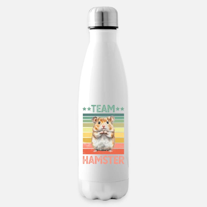 Hamster - Isolierflasche - Weiß