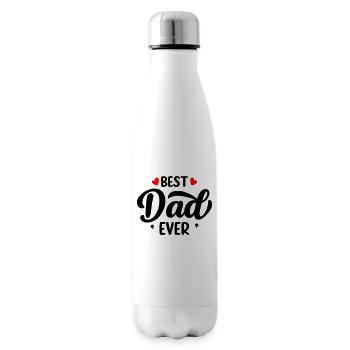 Best dad ever - Insulated Water Bottle - white - Right