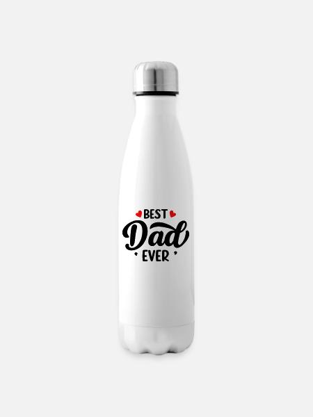 Best dad ever - Insulated Water Bottle - white