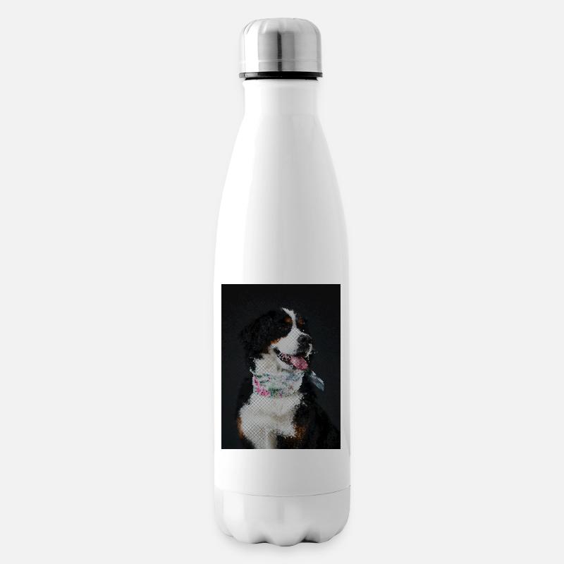 Bandana fleur de Berneseund - Bouteille isotherme - blanc