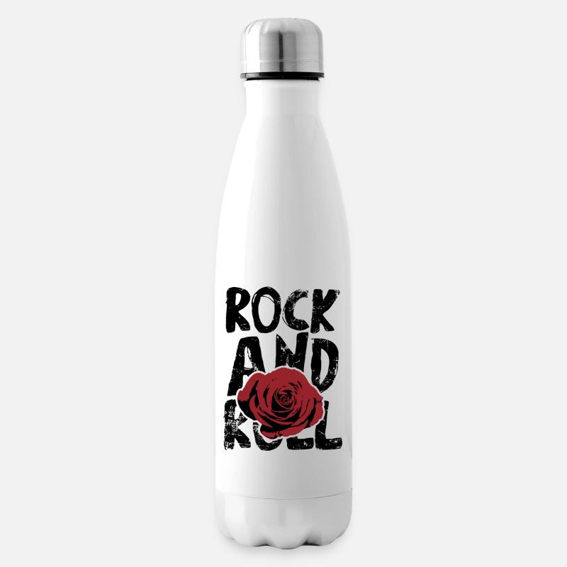 Rock and roll - Bouteille isotherme - blanc