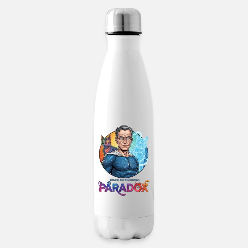 Paradoxe Cosmo Schrödinger - Bouteille isotherme - blanc