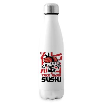 Sushi à emporter - Bouteille isotherme - blanc - Droite