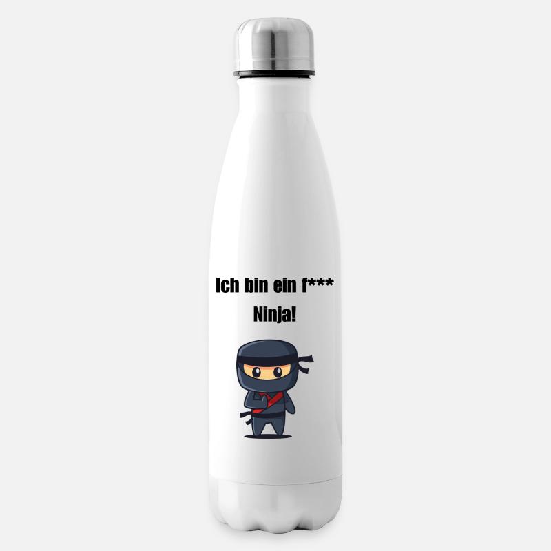 Ich bin ein f*** Ninja! - Isolierflasche - Weiß