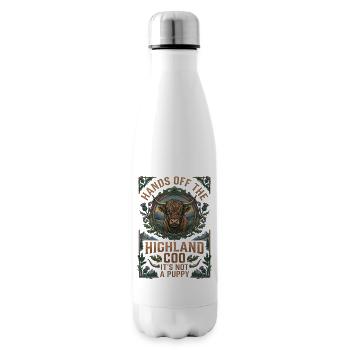  Highlands Cow - Insulated Water Bottle - white - Right