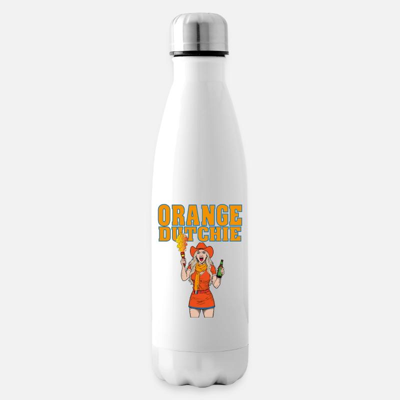 orangedutchie - Bouteille isotherme - blanc