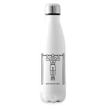 Calisthénie Entraînement au poids du corps Fitness Force - Bouteille isotherme - blanc - Droite