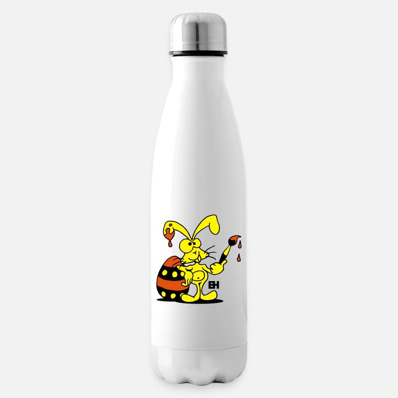 Osterhase - Isolierflasche - Weiß