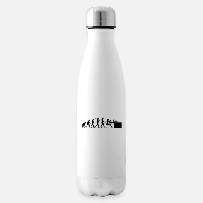 Cadeaux Evolution chimique Chimiste - Bouteille isotherme - blanc