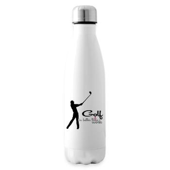 golf - Bouteille isotherme - blanc - Droite
