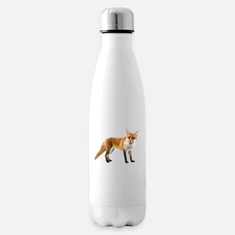 Fuchs - Isolierflasche - Weiß