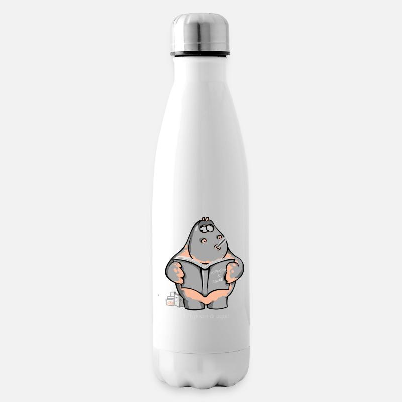 hypocondriaque - Bouteille isotherme - blanc