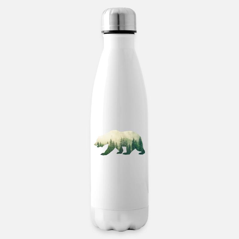 Grizzly - Bouteille isotherme - blanc