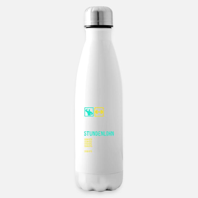 Fitnesstrainer - Isolierflasche - Weiß