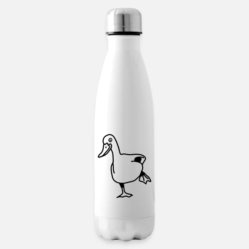 duck - Insulated Water Bottle - white