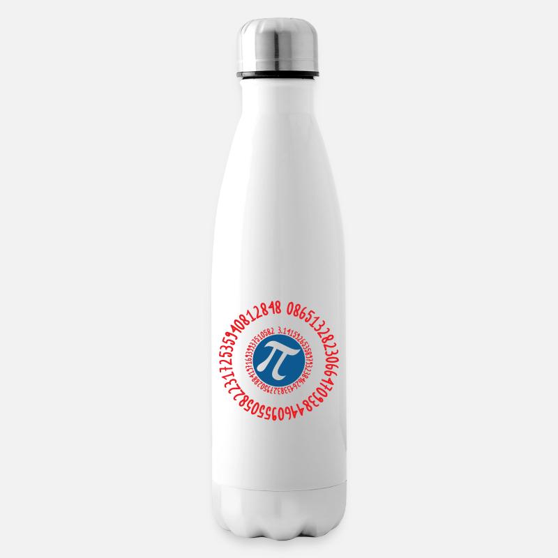 Pi - Isolierflasche - Weiß