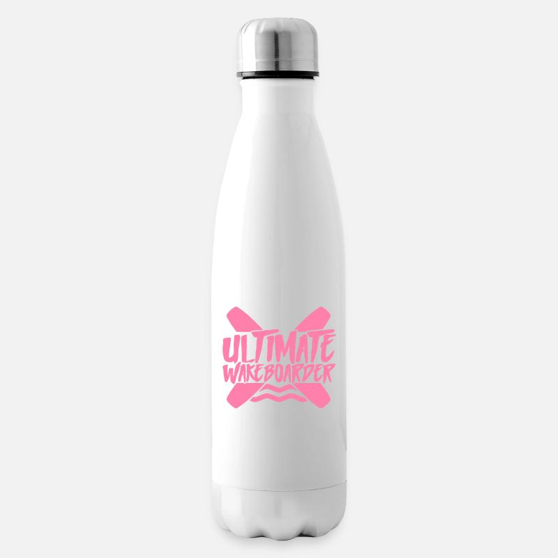 Meer Wakeboarderin Wakeboard Wasser Wakeboarden - Isolierflasche - Weiß