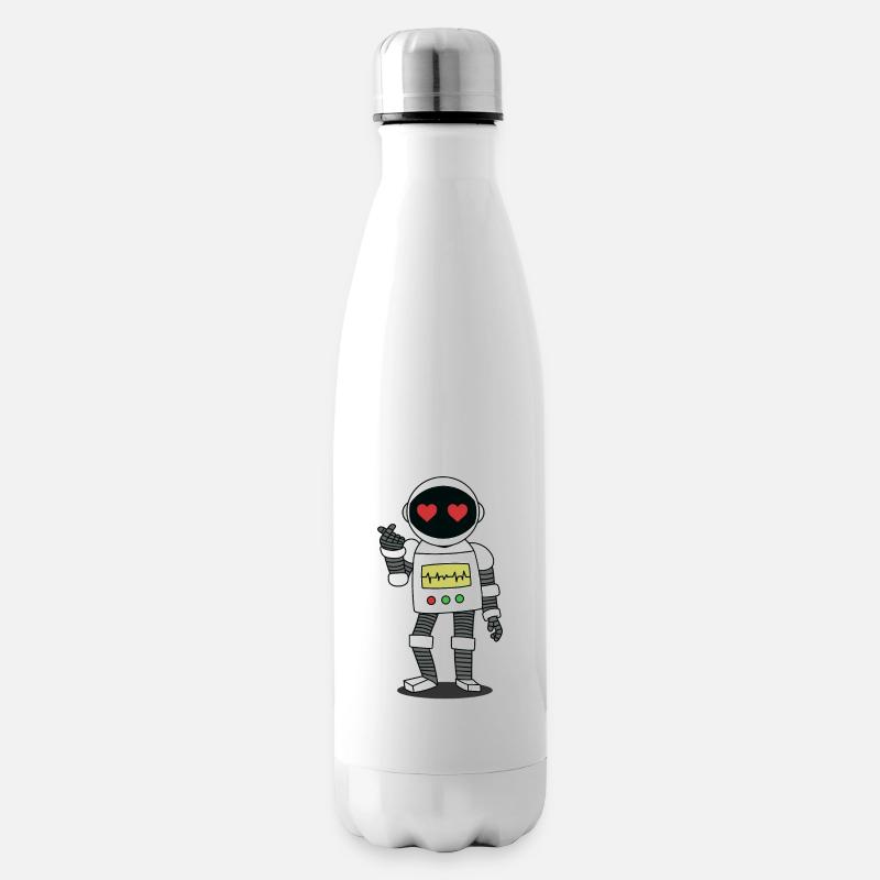 Robot - Bouteille isotherme - blanc