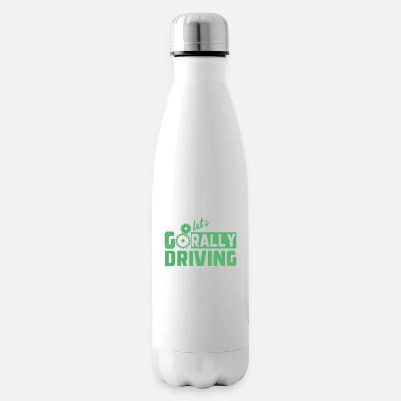 Rallye - Isolierflasche - Weiß