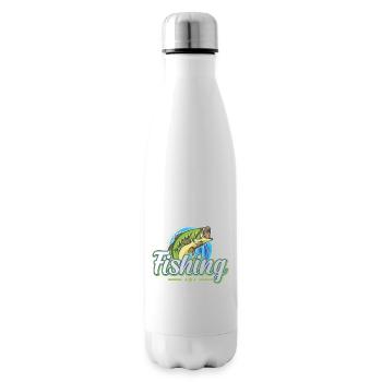 Angler - Insulated Water Bottle - white - Right