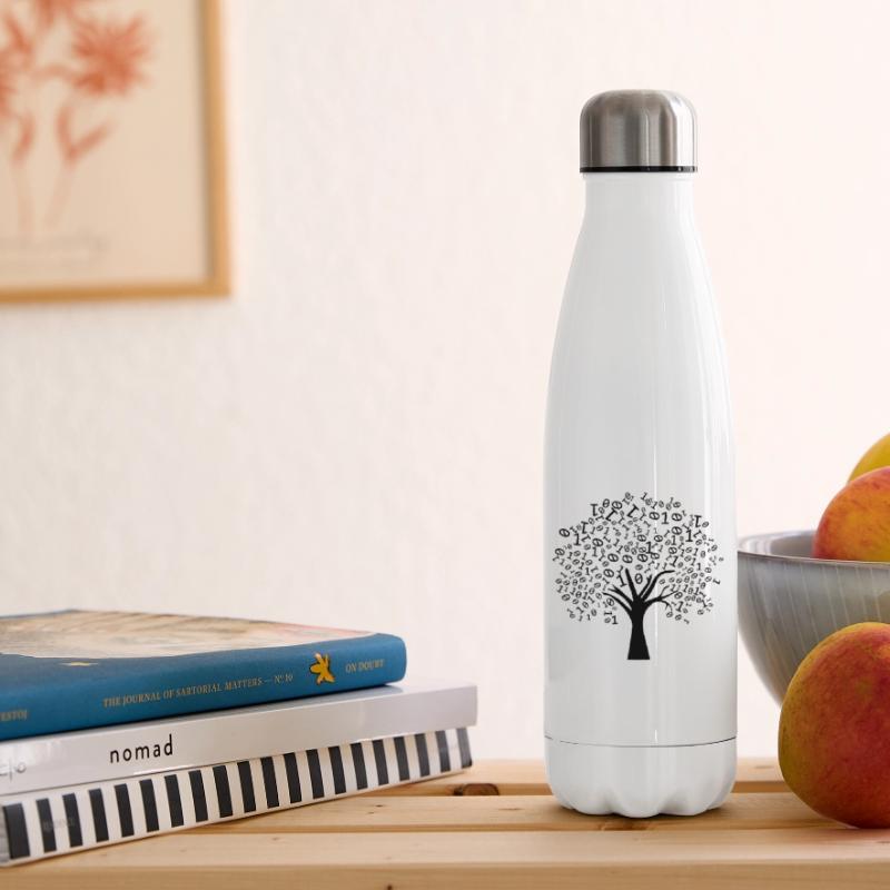Programmer Binary Tree Insulated Water Bottle
