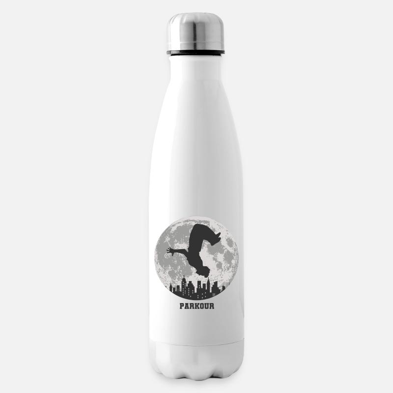 Parkour - Isolierflasche - Weiß