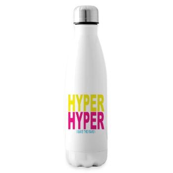 90s 90s party 90s techno 90 years - Insulated Water Bottle - white - Right