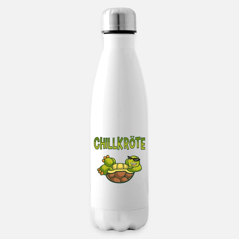 Schildkröte - Isolierflasche - Weiß