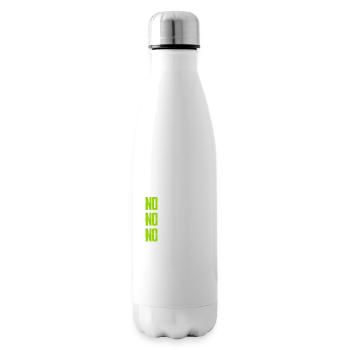 No Farmers - No Food - No Future - Bauer Landwirt - Isolierflasche - Weiß - Rechts