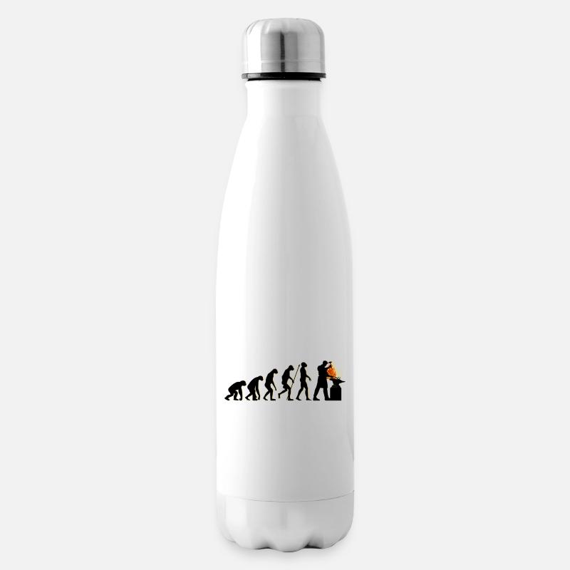 Hufschmied Evolution - Isolierflasche - Weiß