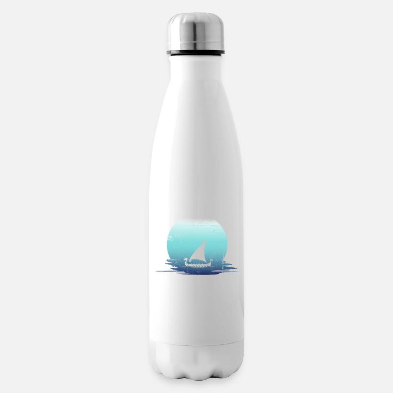 Wikinger - Isolierflasche - Weiß