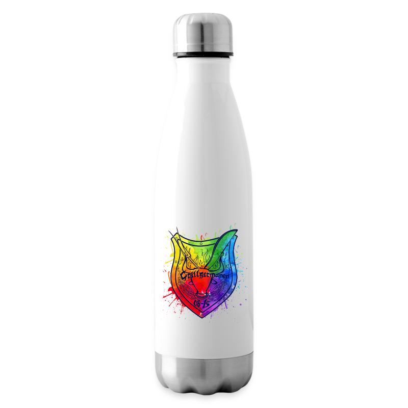 farbiges Logo - Isolierflasche
