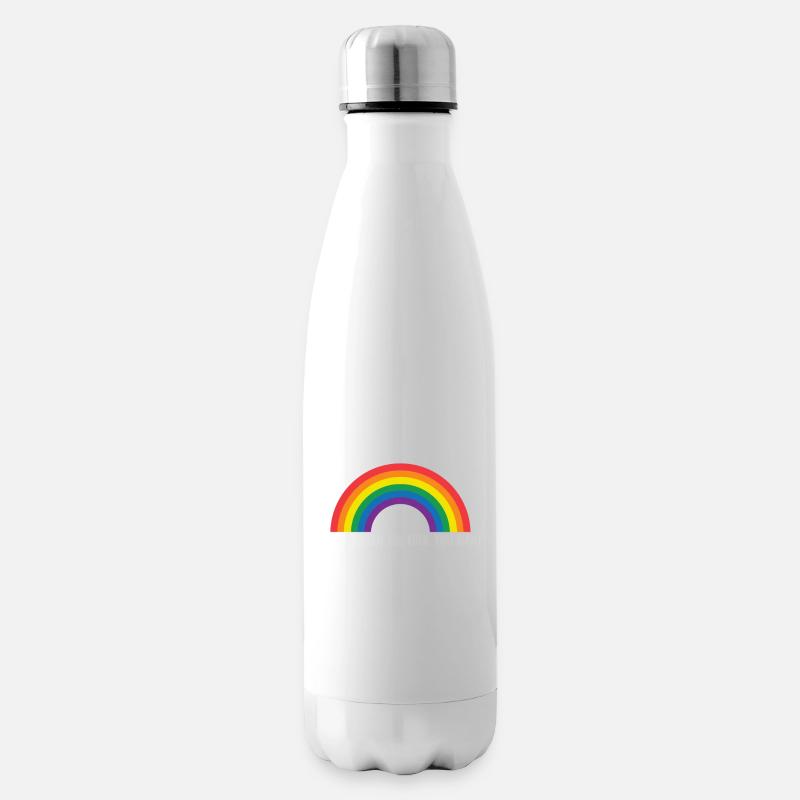 Lgbt Regenbogen - Isolierflasche - Weiß