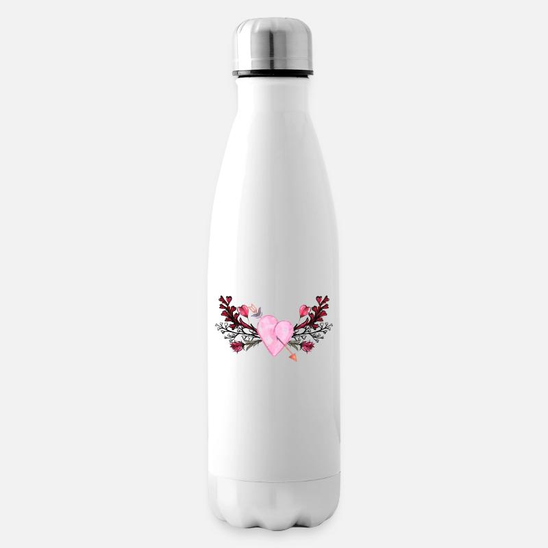 amour - Bouteille isotherme - blanc