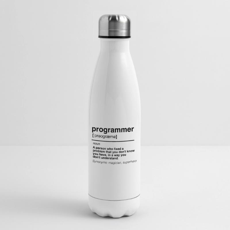 Funny software developer engineer programmer Insulated Water Bottle
