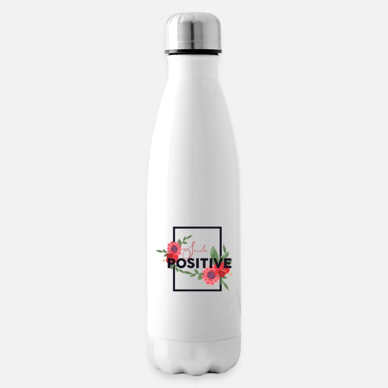 SMILE POSITIVE GESCHENK - Isolierflasche - Weiß
