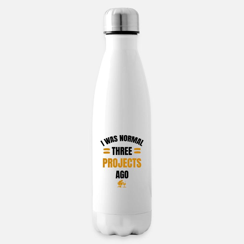 Projektmanagement Geschenk | Projektmanager - Isolierflasche - Weiß