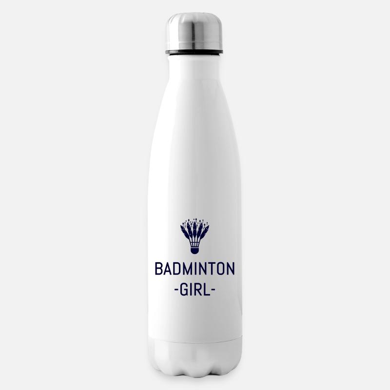 badminton - Bouteille isotherme - blanc
