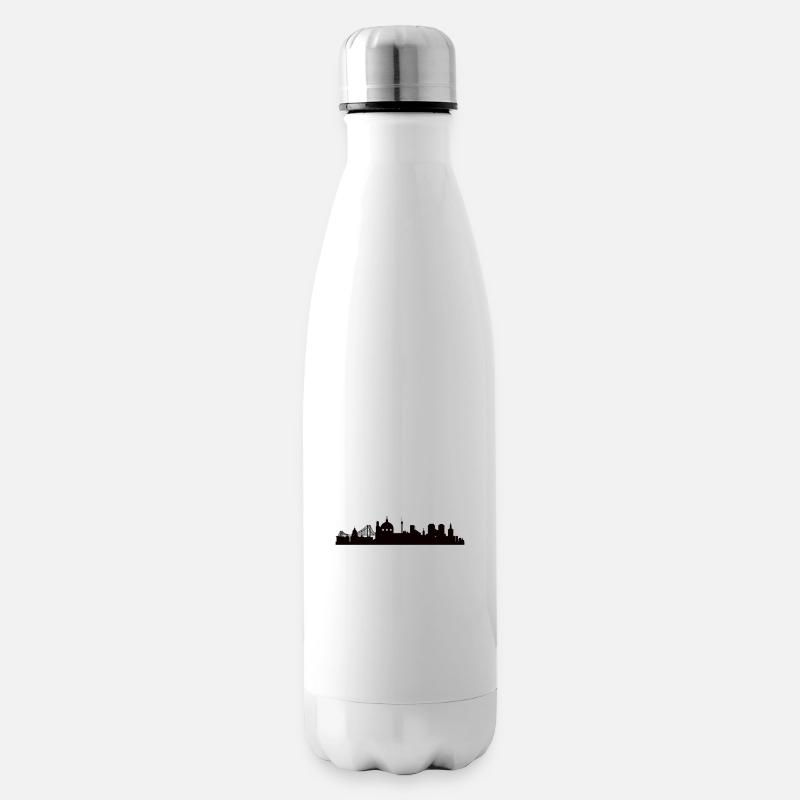 Lissabon Skyline - Isolierflasche - Weiß