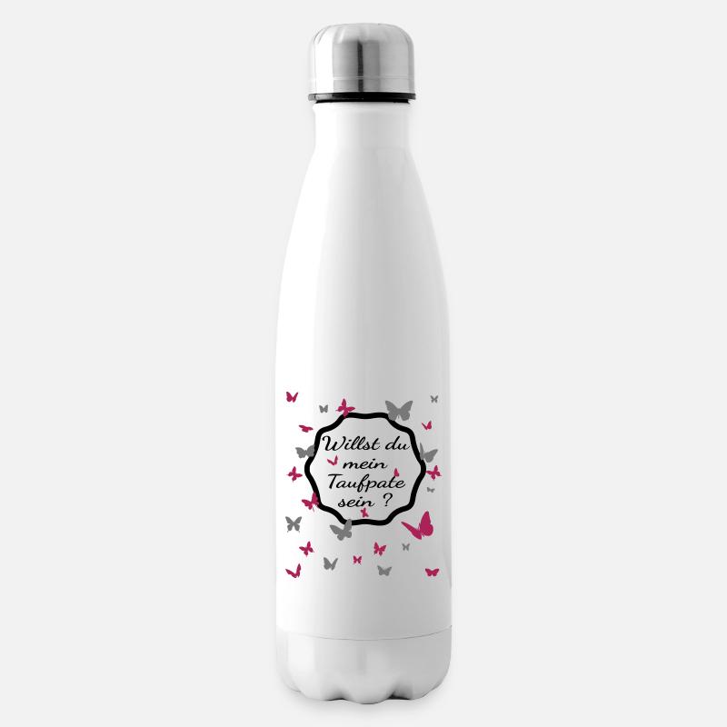 Willst du mein Taufpate sein ? - Taufpate werden - Isolierflasche - Weiß