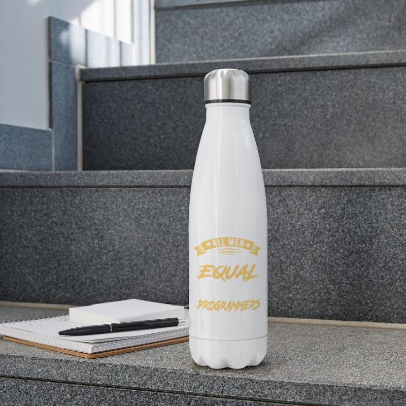 Programmer Coder Developer Gift Insulated Water Bottle