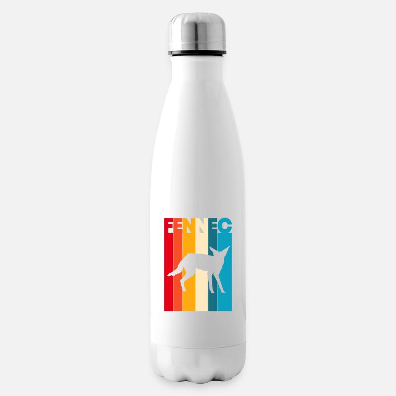 Fennek Wüstenfuchs - Isolierflasche - Weiß