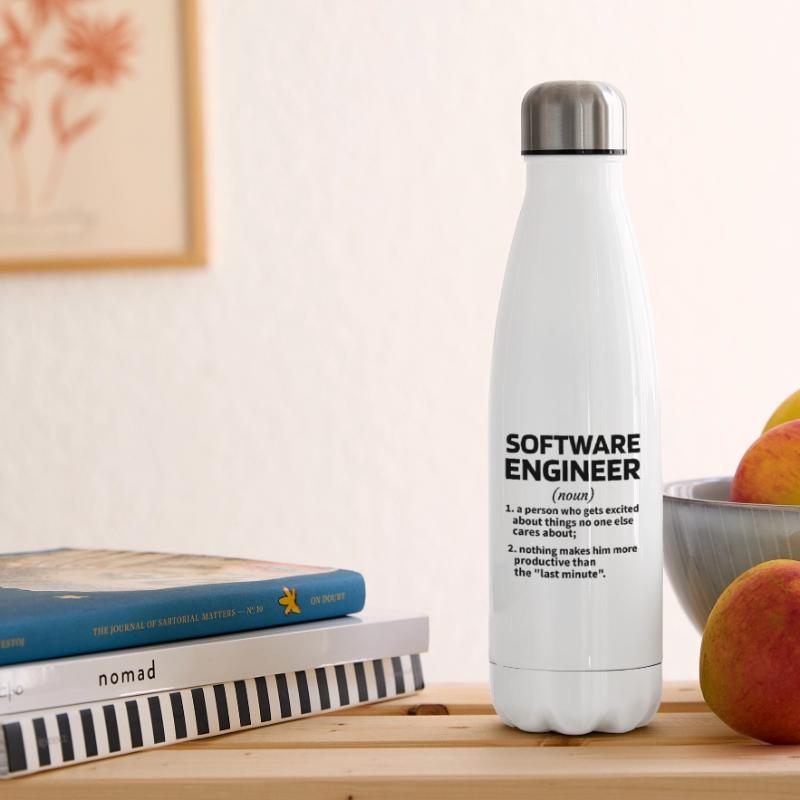 Software Engineer Software Engineer Technician Insulated Water Bottle
