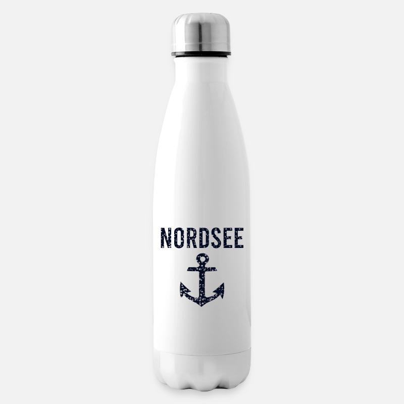 Nordsee - Isolierflasche - Weiß