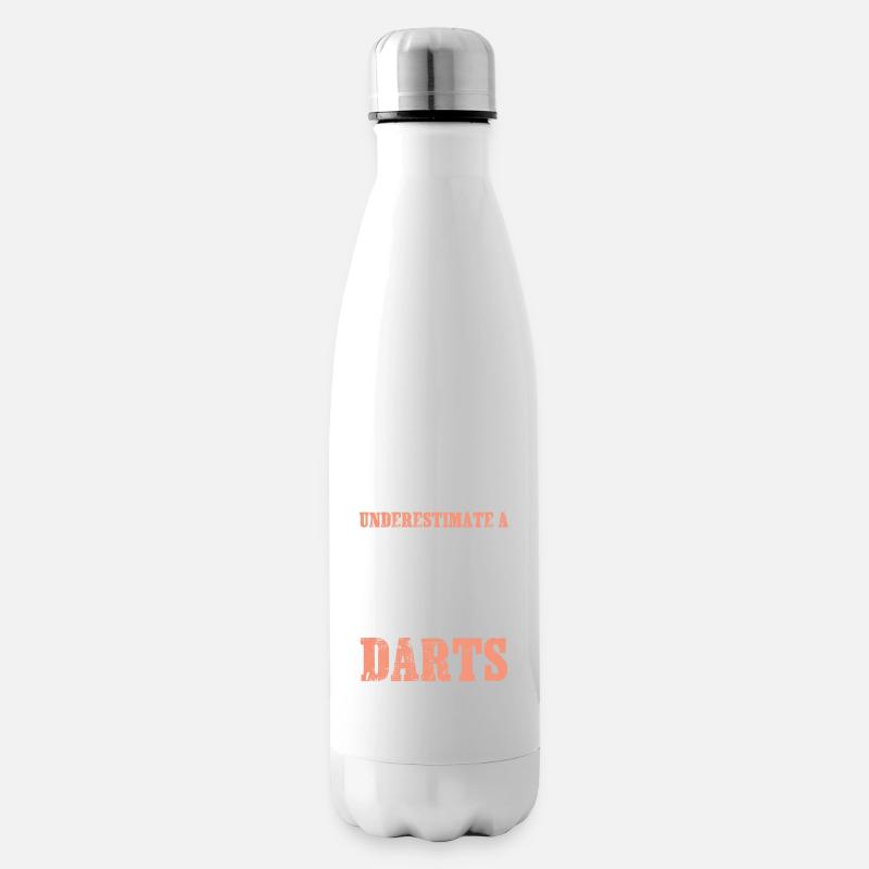 frauen dart - Isolierflasche - Weiß