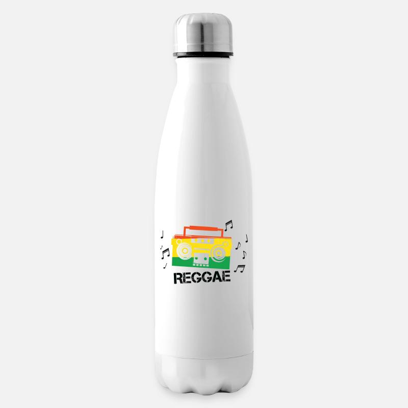 Reggae Beat - Bouteille isotherme - blanc