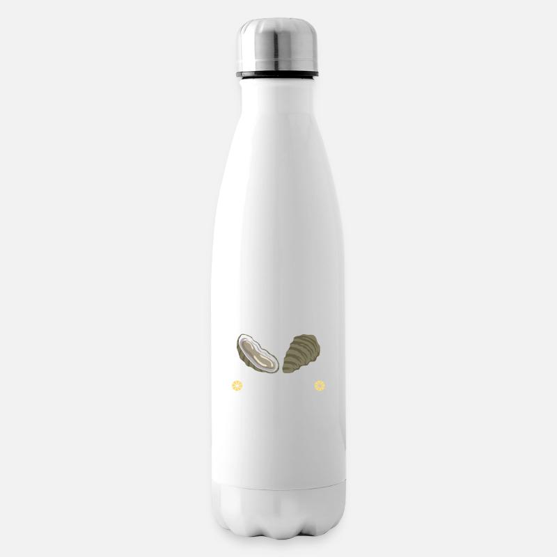 Austern Sind Mein Geistestier Lustige Auster Fun - Isolierflasche - Weiß