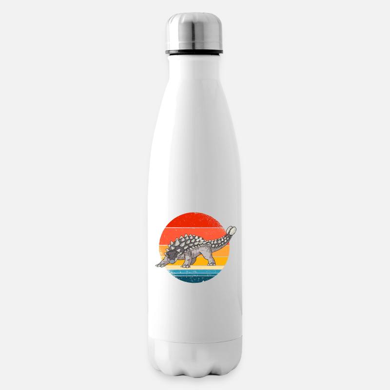 Ankylosaurus - Isolierflasche - Weiß