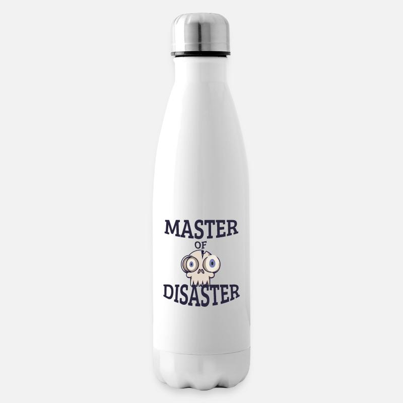 Master of Disaster - Bouteille isotherme - blanc