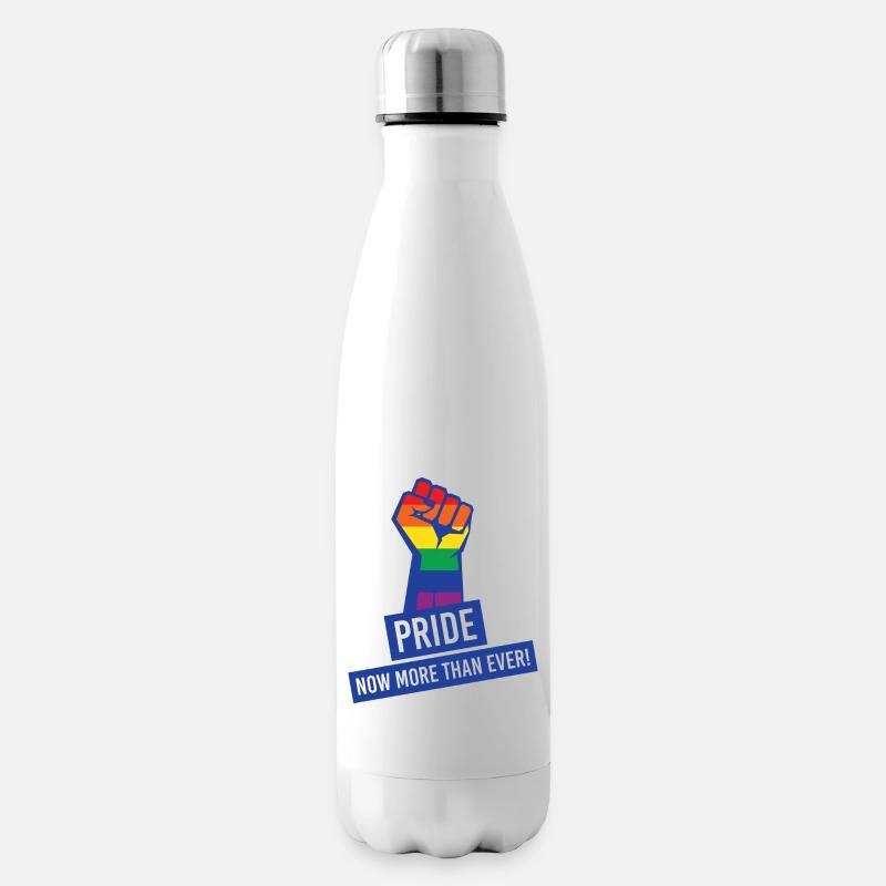 Fierté LGBT - Bouteille isotherme - blanc